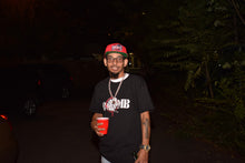 Load image into Gallery viewer, Old school White on Black throw back BoMB Shirt
